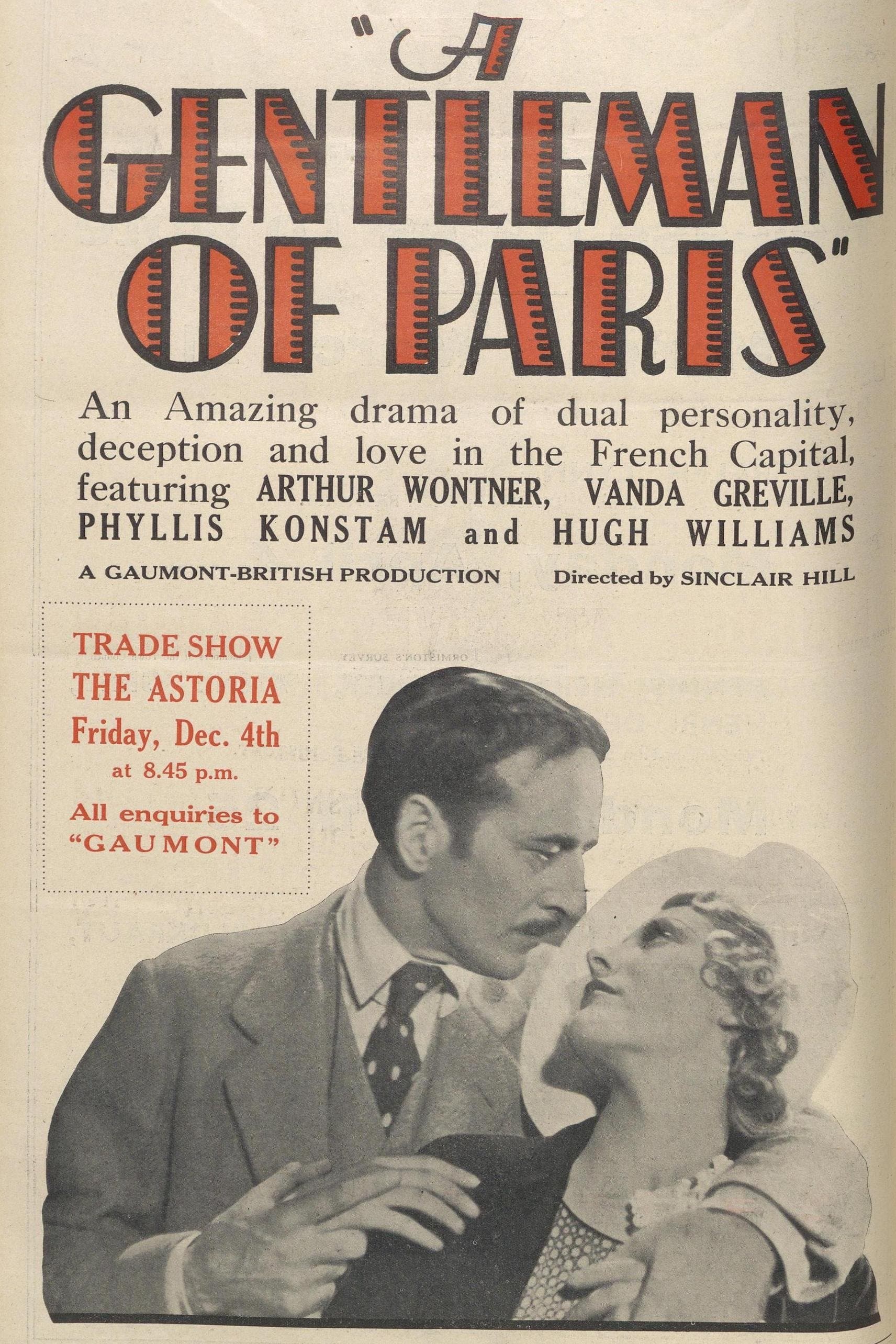 A Gentleman of Paris photo