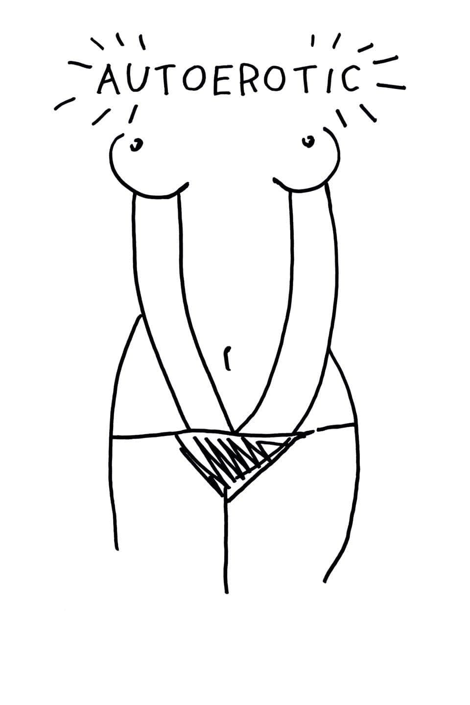 Autoerotic photo
