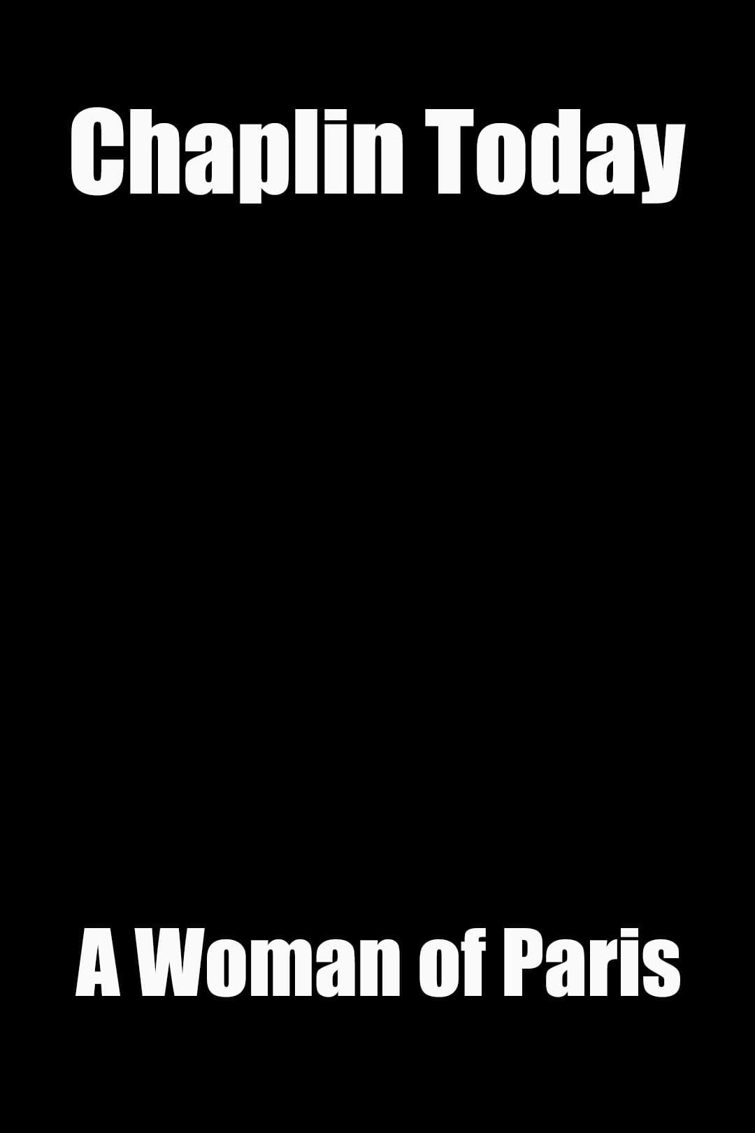 Chaplin Today: 'A Woman of Paris' photo