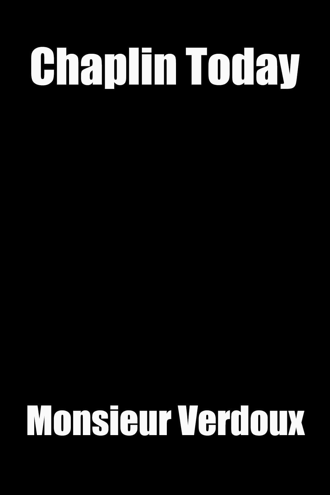 Chaplin Today: 'Monsieur Verdoux' photo