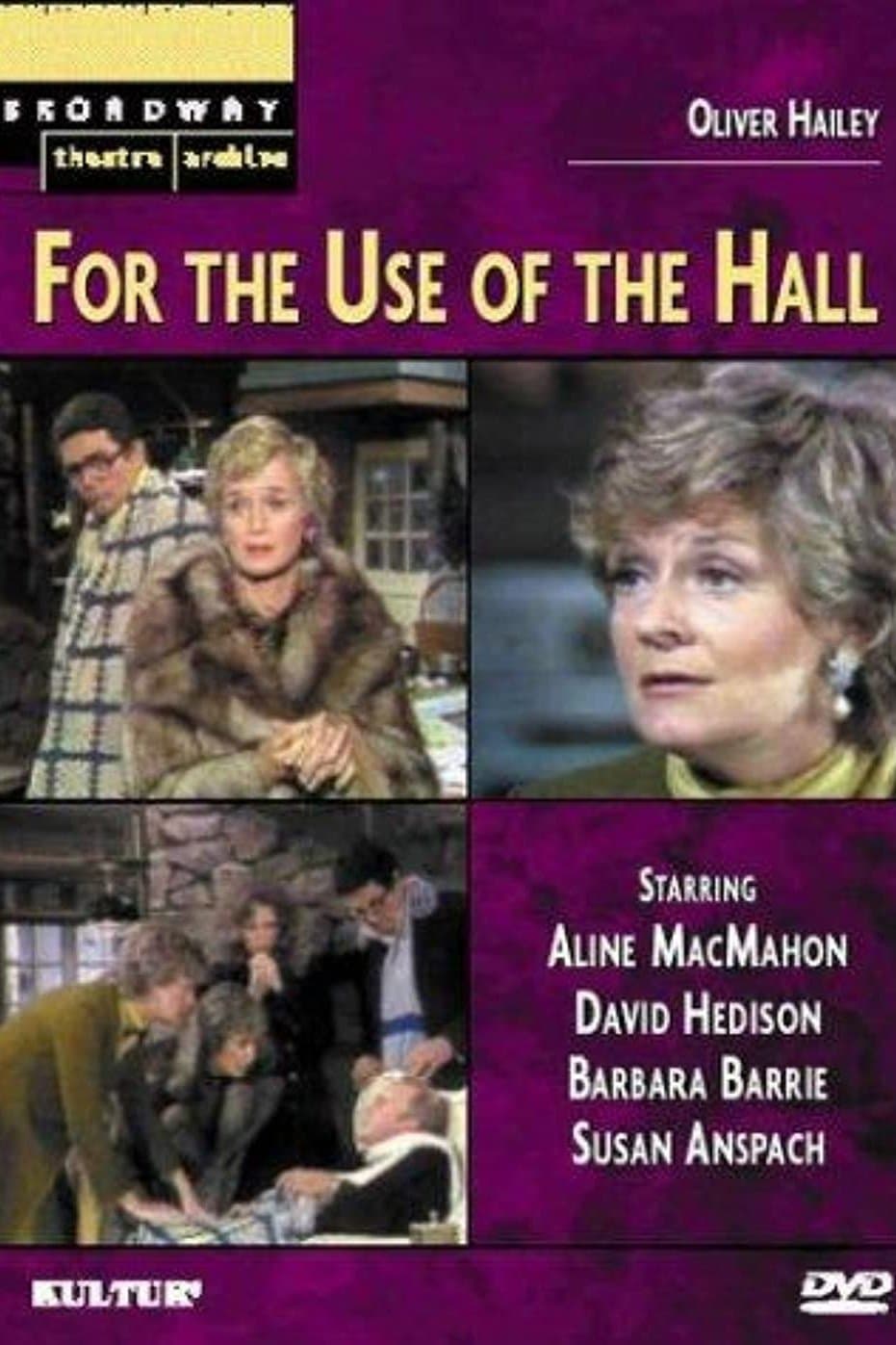 For the Use of the Hall photo
