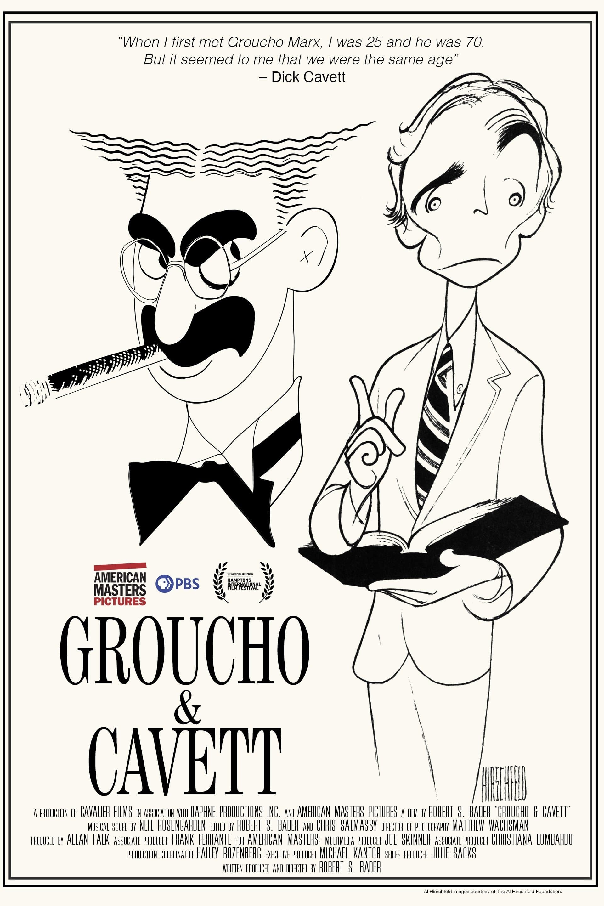 Groucho & Cavett photo