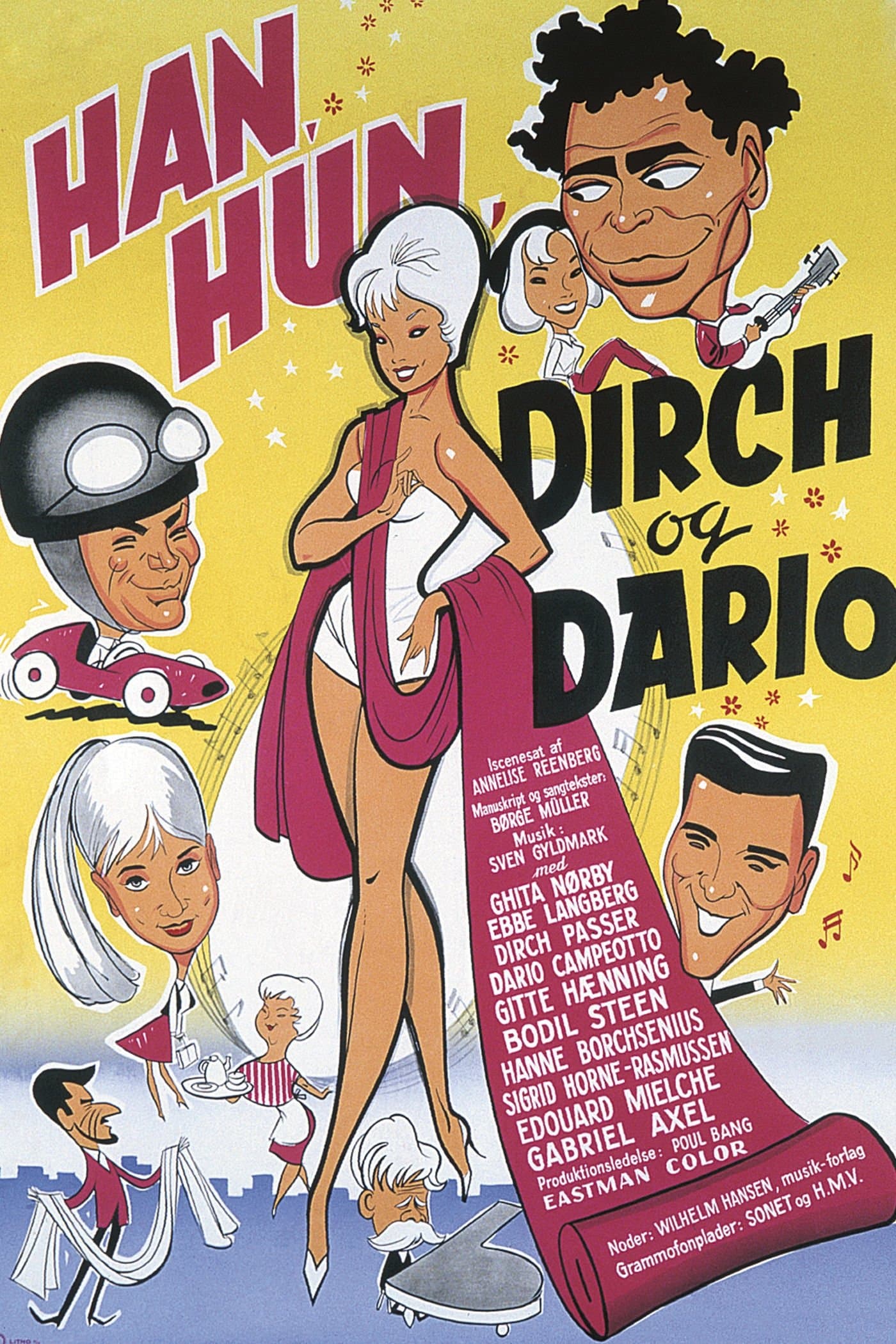 Han, hun, Dirch og Dario photo