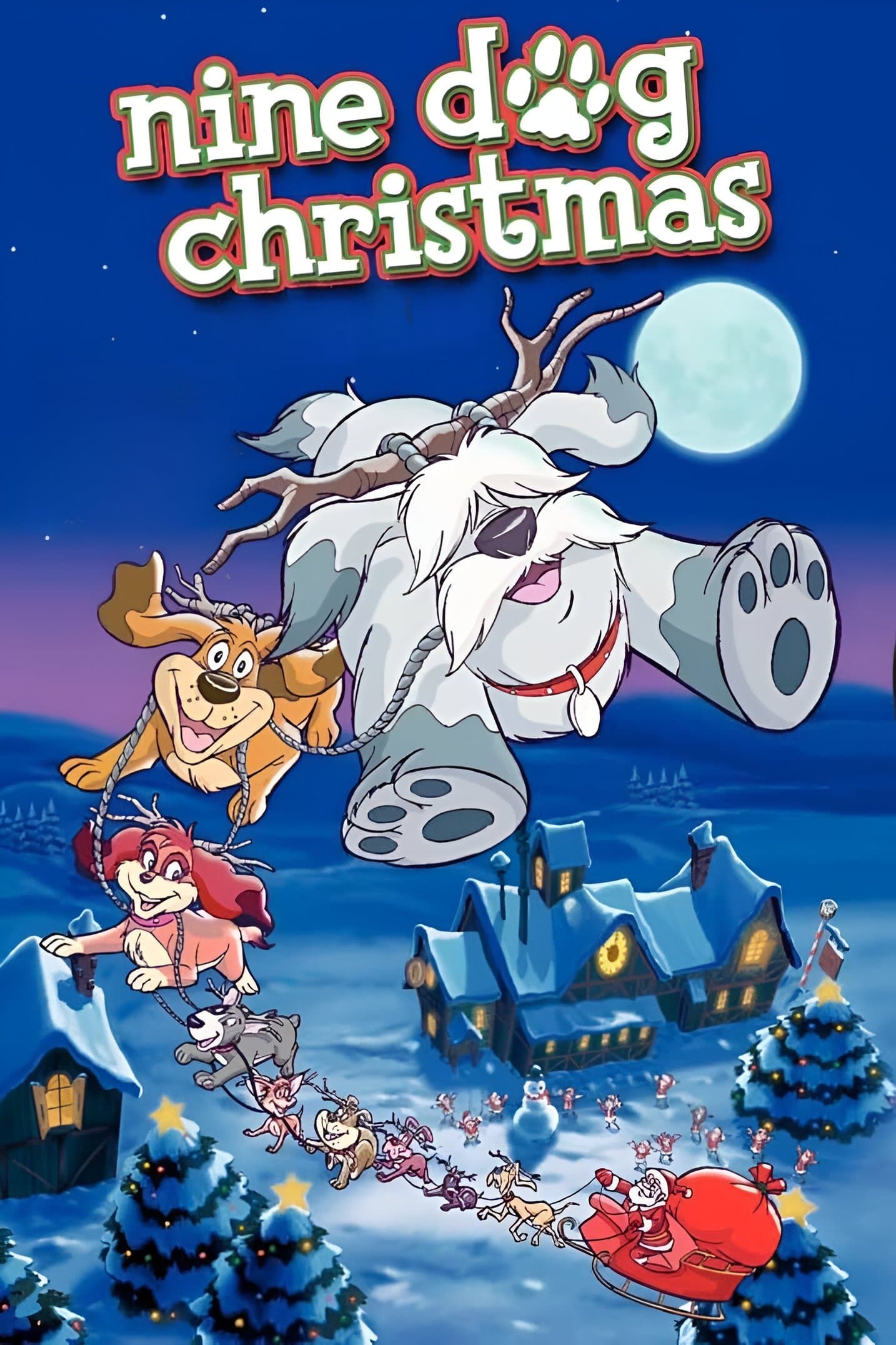 Nine Dog Christmas photo