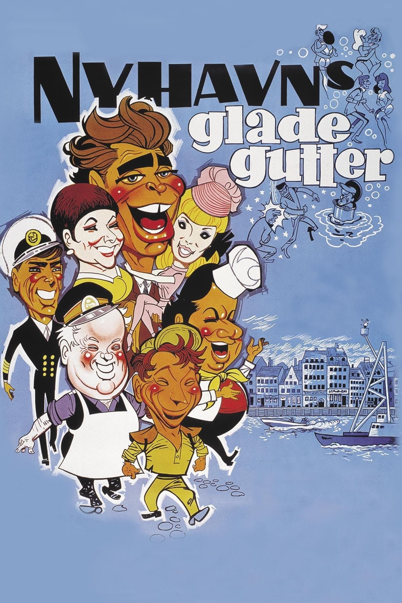 Nyhavns glade gutter photo
