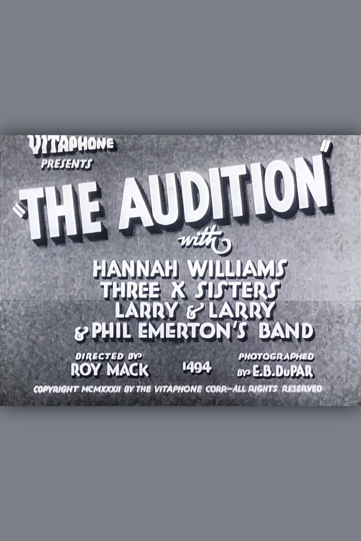 The Audition photo
