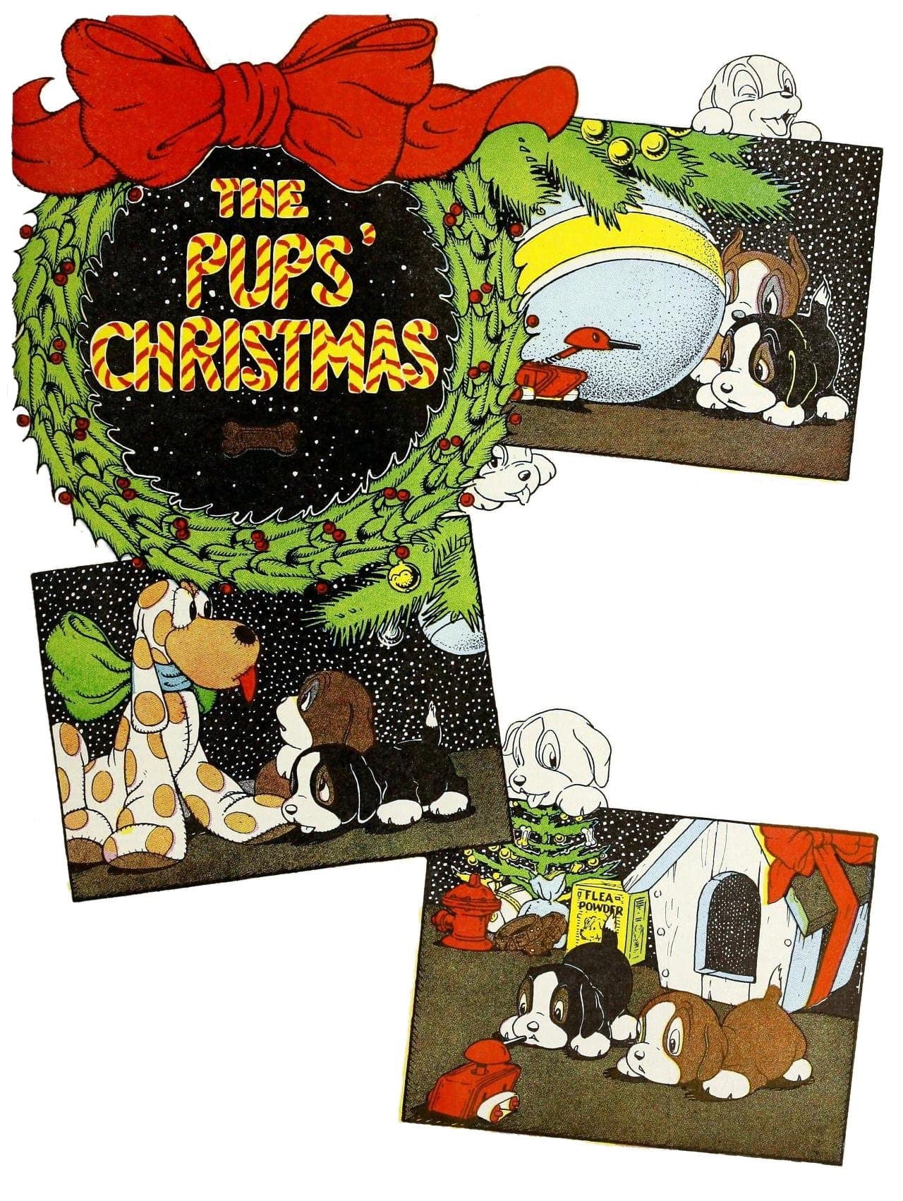 The Pups' Christmas photo