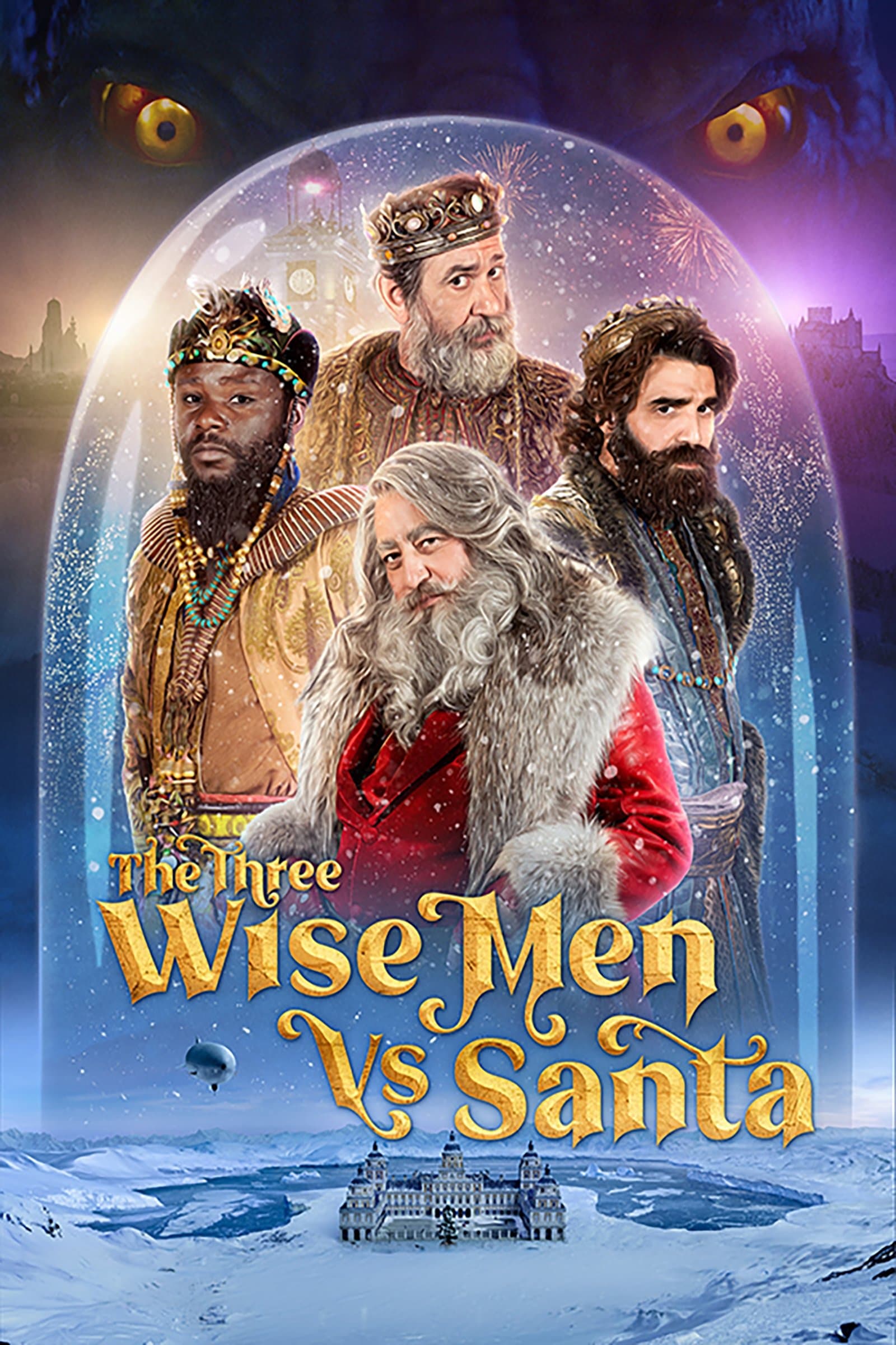 The Three Wise Men vs. Santa photo