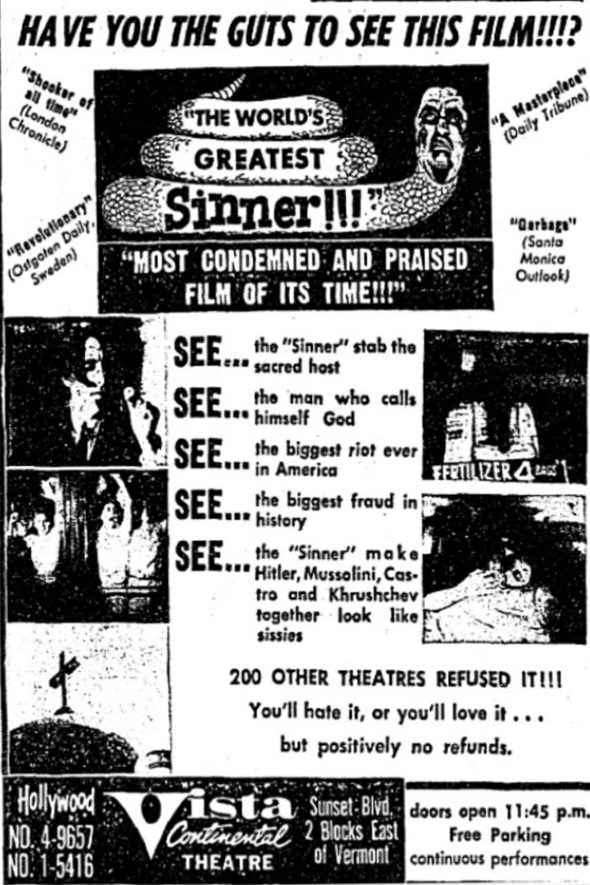 The World's Greatest Sinner photo
