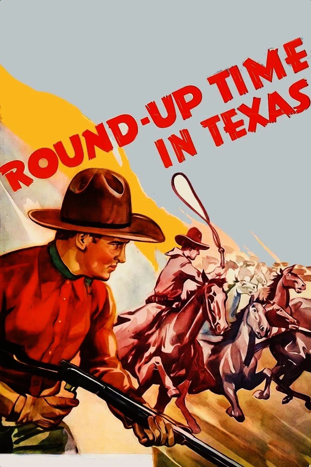 Round-Up Time in Texas photo