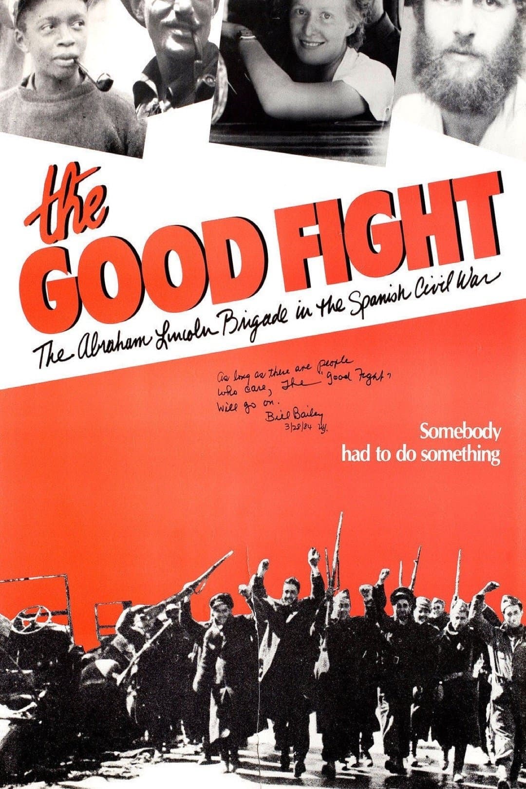 Official poster for The Good Fight: The Abraham Lincoln Brigade in the Spanish Civil War